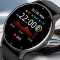 NNEOBA Smart Watch Écran Tactile Complet Tracker Fitness IP68 (Noir)