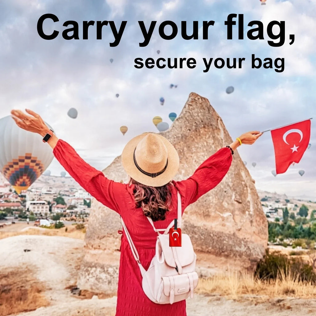 L'étiquette de bagage intelligente - Turkey Flag